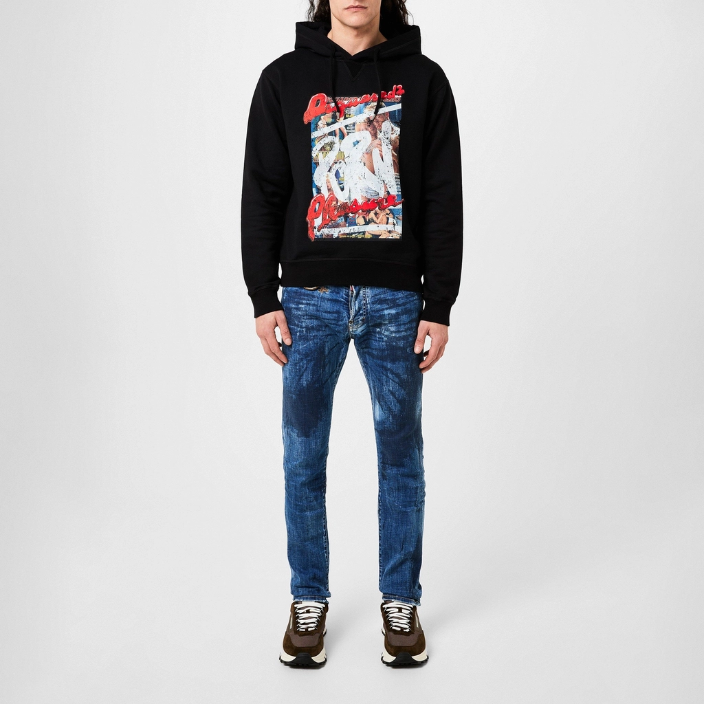 Dsquared2 Pants 5 Pockets - Navy Blue