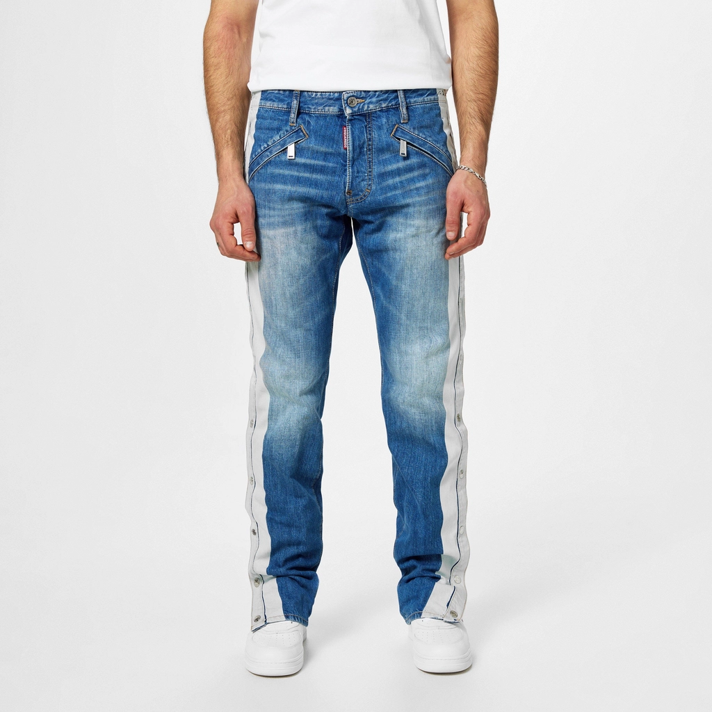 Dsquared2 Stripper Cool Guy Jeans - Navy Blue