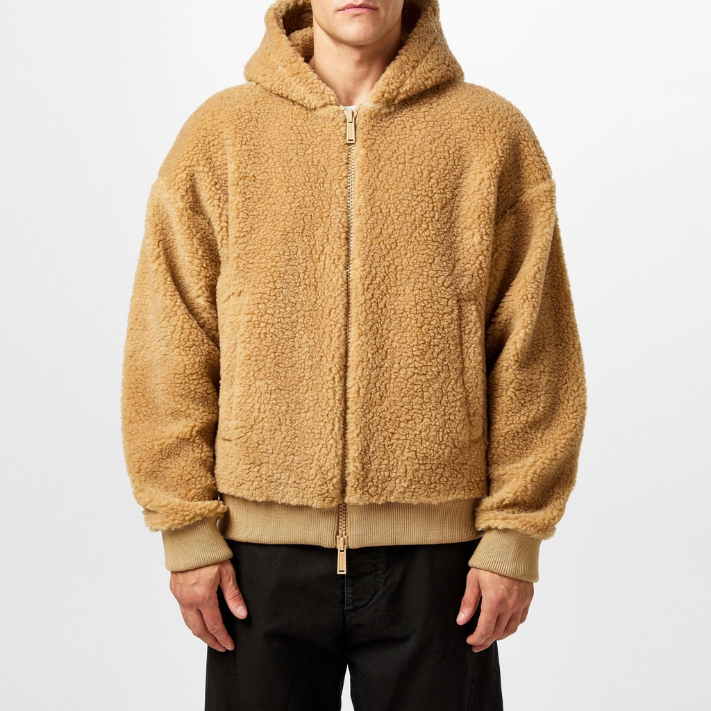 Dsquared2 Teddy Bomber Jacket - Camel