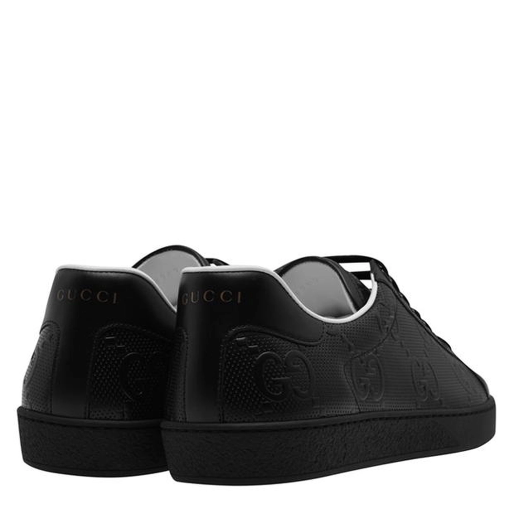 Gucci New Ace Emb Trainers - Black