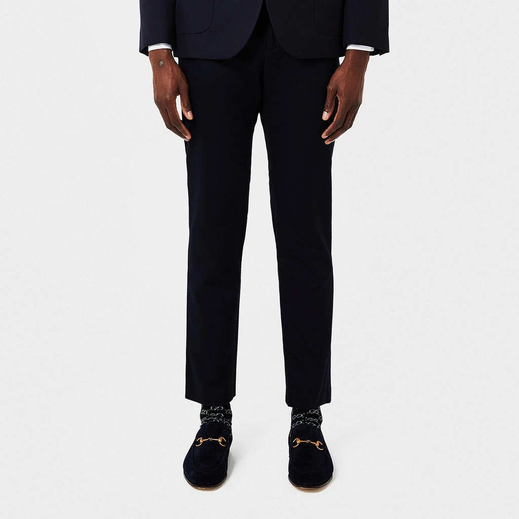 Gucci Logo Chinos - Navy 4265