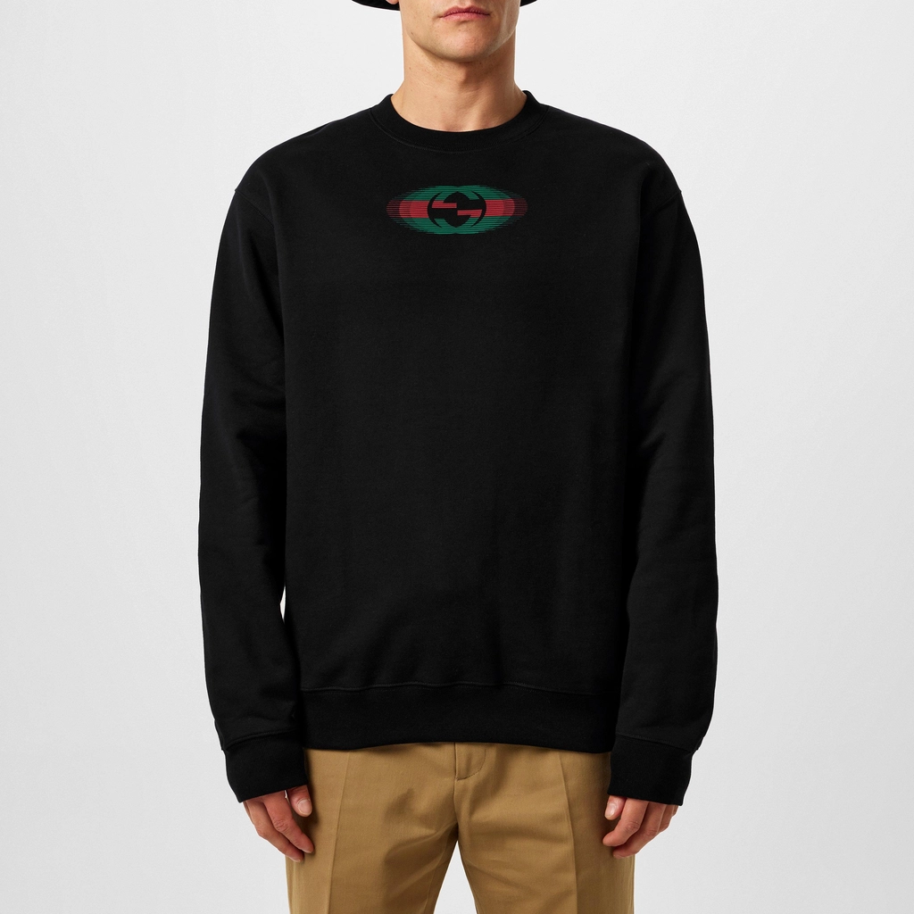 Gucci Logo Sweatshirt - Black/Mc