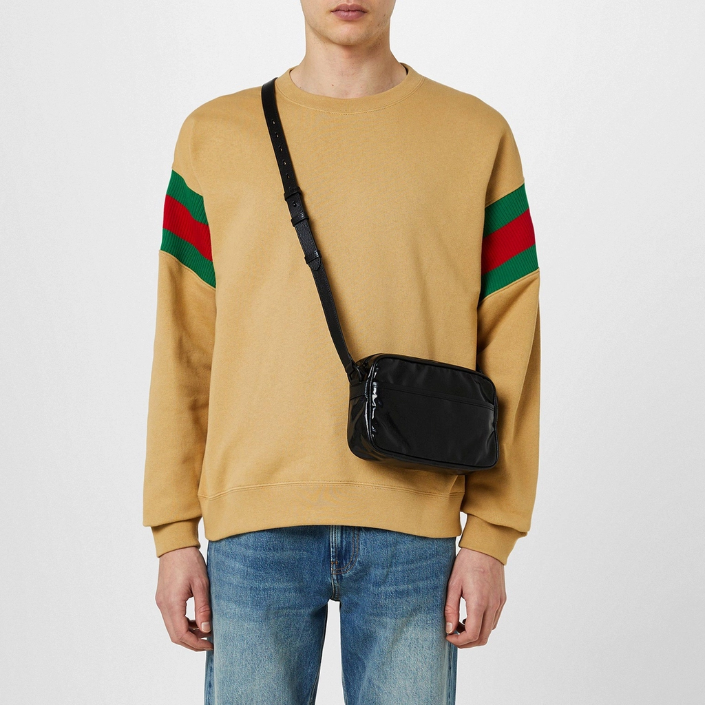 Gucci Strip Arm Crew Sweater - Camel 2293