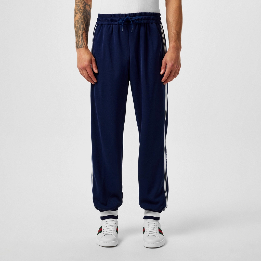 Gucci Stripe Jogging Bottoms - Black Iris