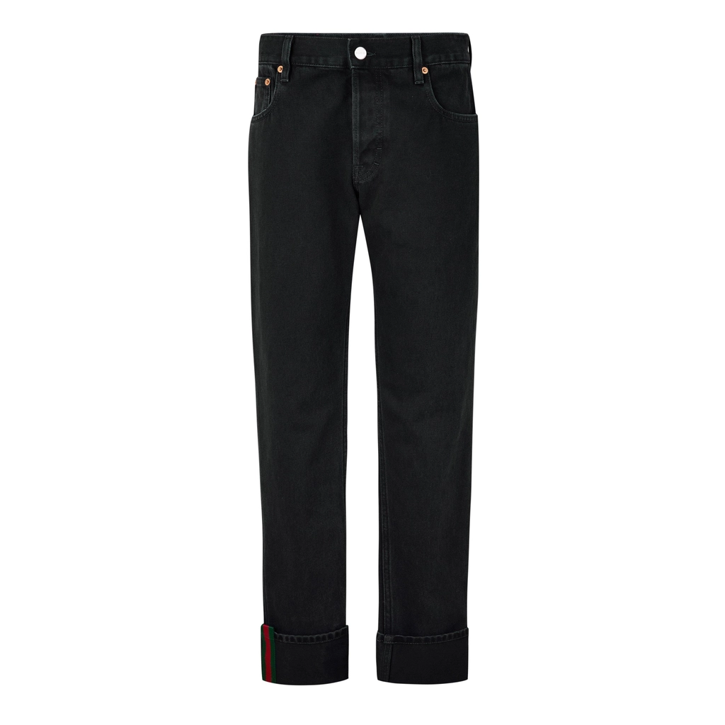 Gucci Tapered Jeans - Dark Grey