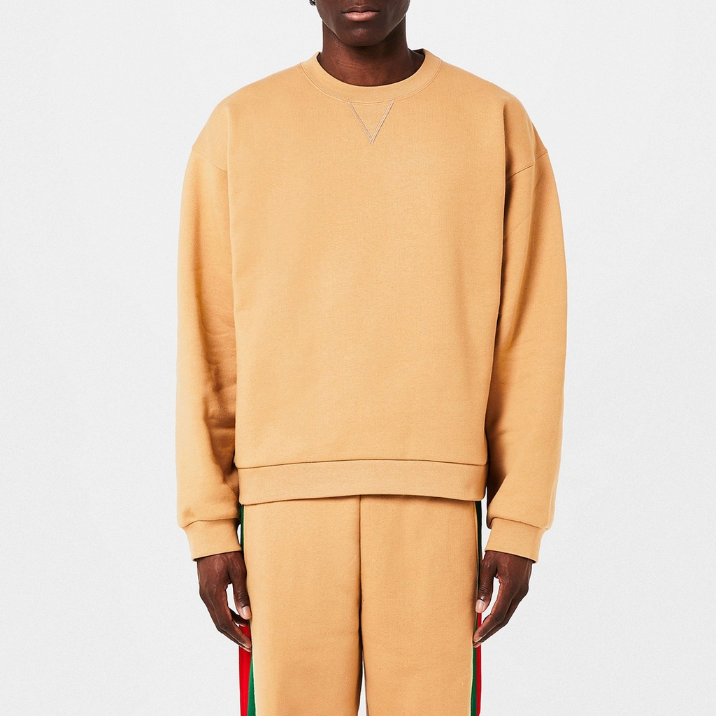 Gucci Web Jersey Sweatshirt - Camel/Mix