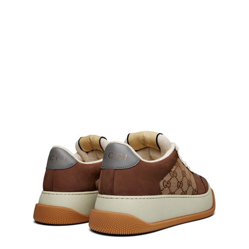 Gucci Screener Gg Trainers - Brown