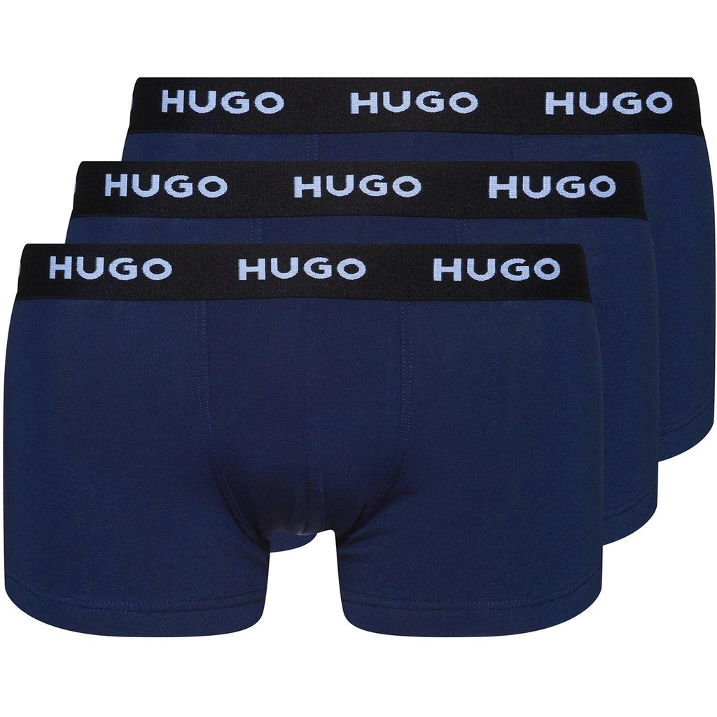 Hugo 3 Pack Boxer Shorts - Navy 410