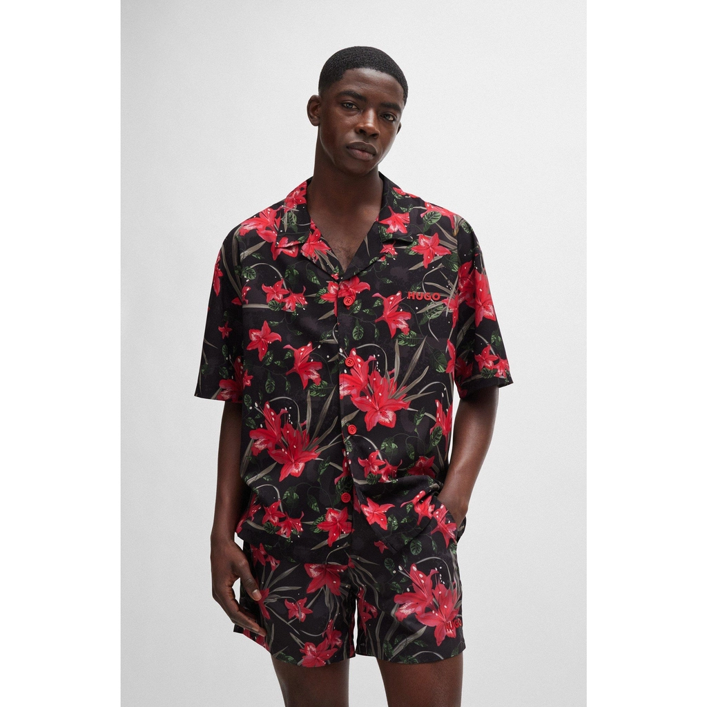 Hugo Beach Shirt Relaxed 10257205 0 - Black 001