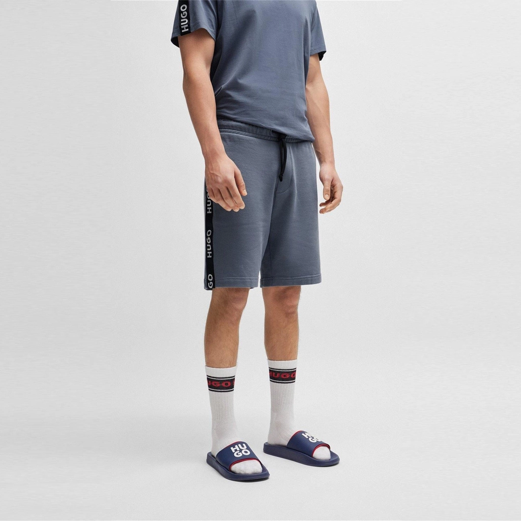 Hugo Boss Sporty Logo Shorts - Open Blue 462