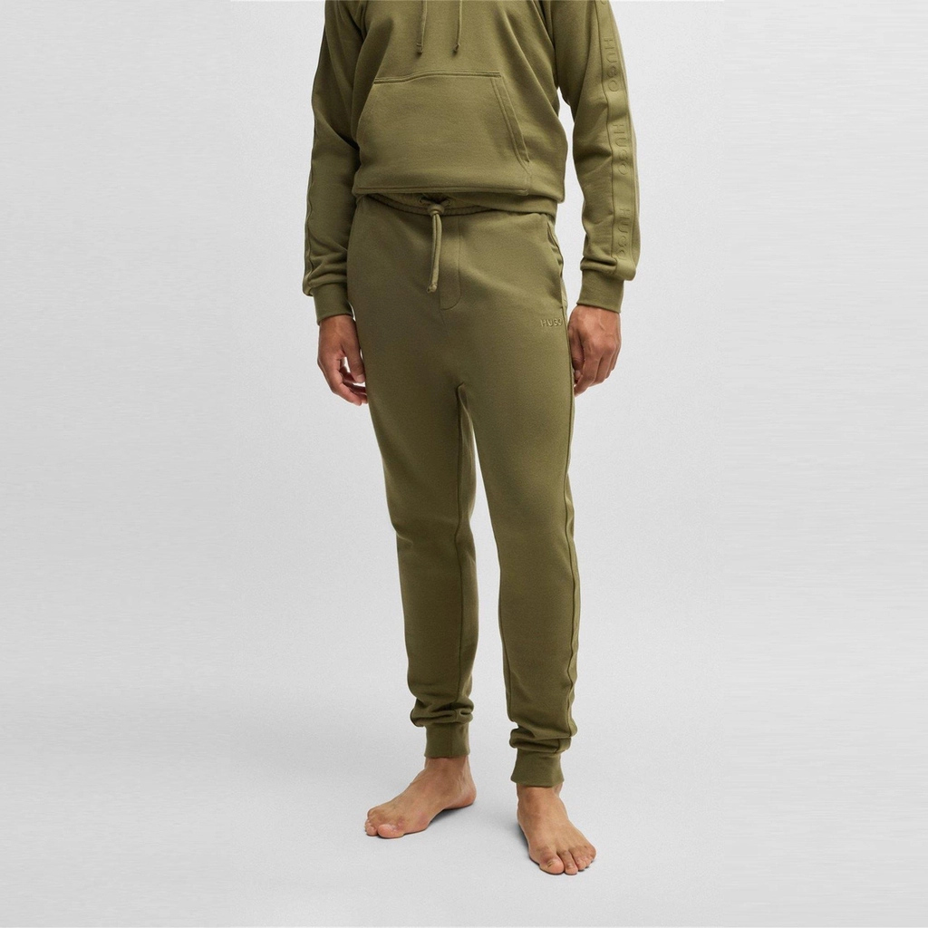 Hugo Boss Sporty Tapered Jogging Bottoms - Open Green 345