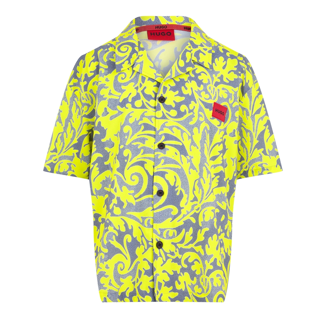 Hugo Dayala Beach Shirt 10257205 01 - BrightYellow730