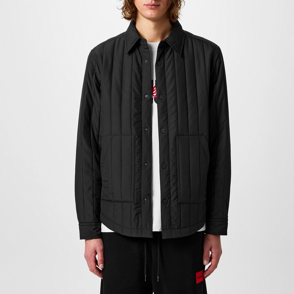 Hugo Ewel Padded Overshirt - Black 001