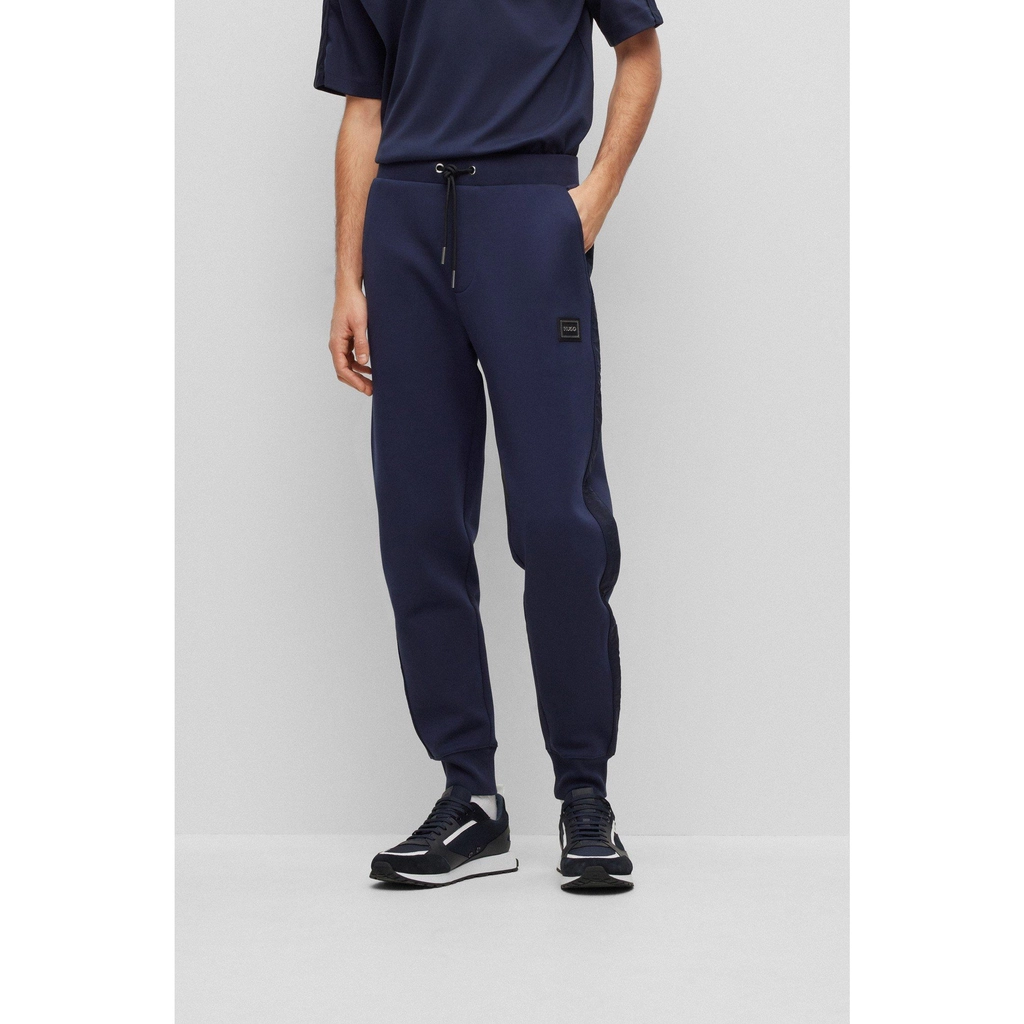 Hugo Logo Cuffed Joggers - Dark Blue 405