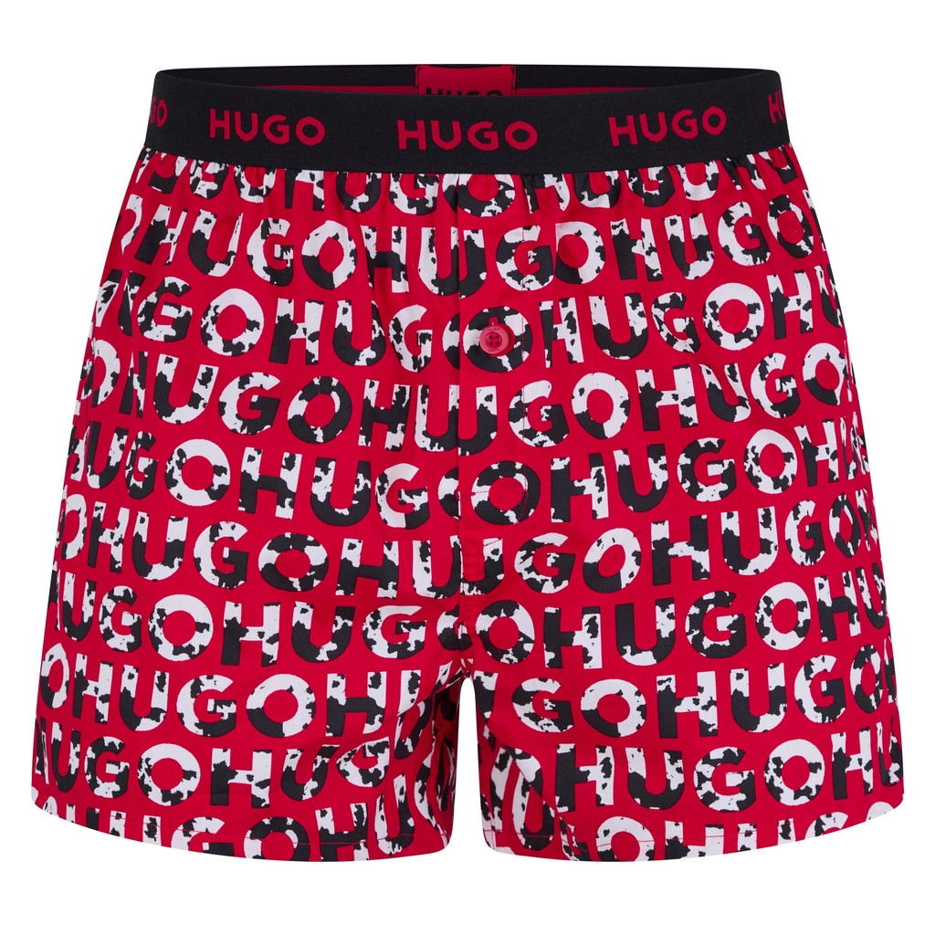 Hugo Woven Boxer Triplet 10251717 0 - Open Red 641