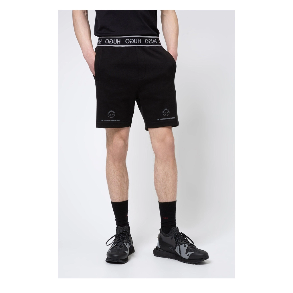 Hugo X Smiley Dirvana Fleece Short - Black 001