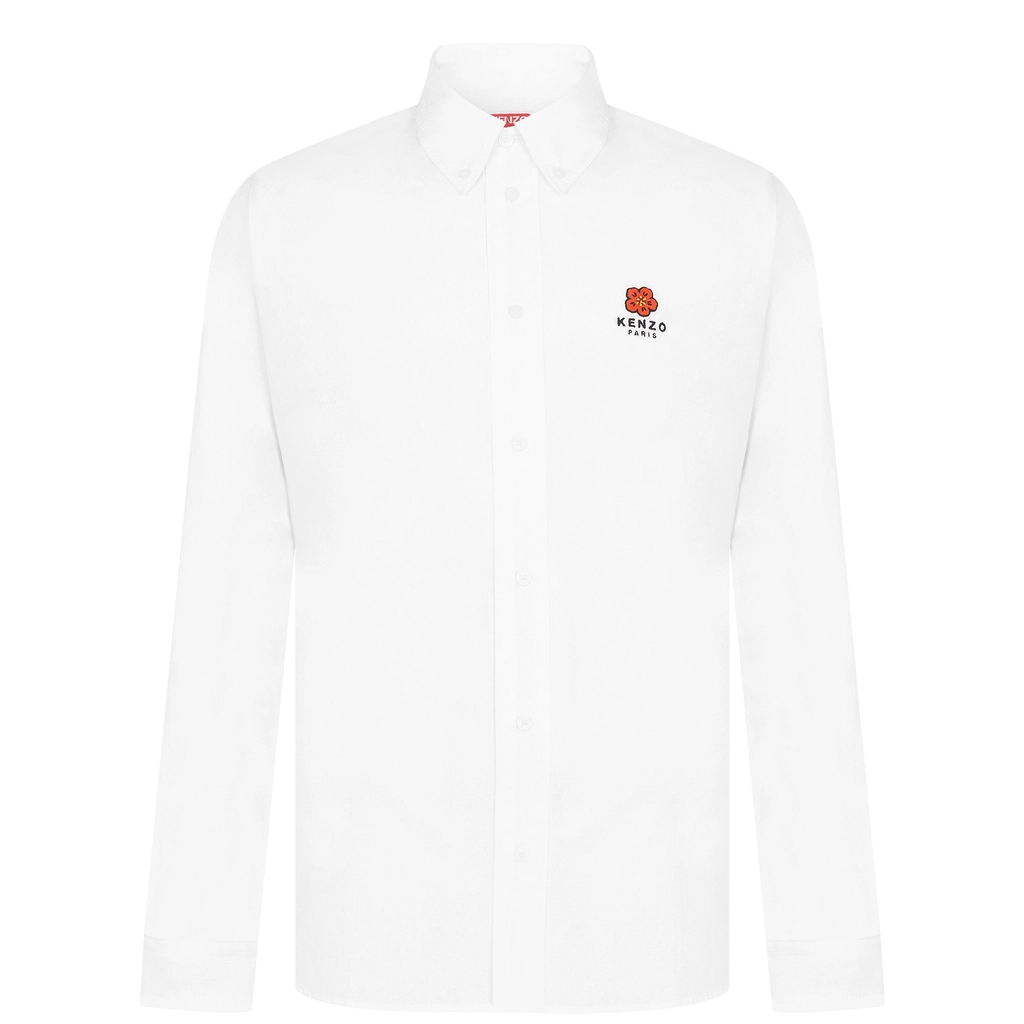 Kenzo Crest Shirt - White 01
