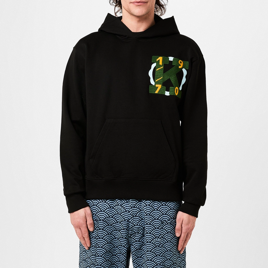 Kenzo Paris Varsity Hoodie - Black
