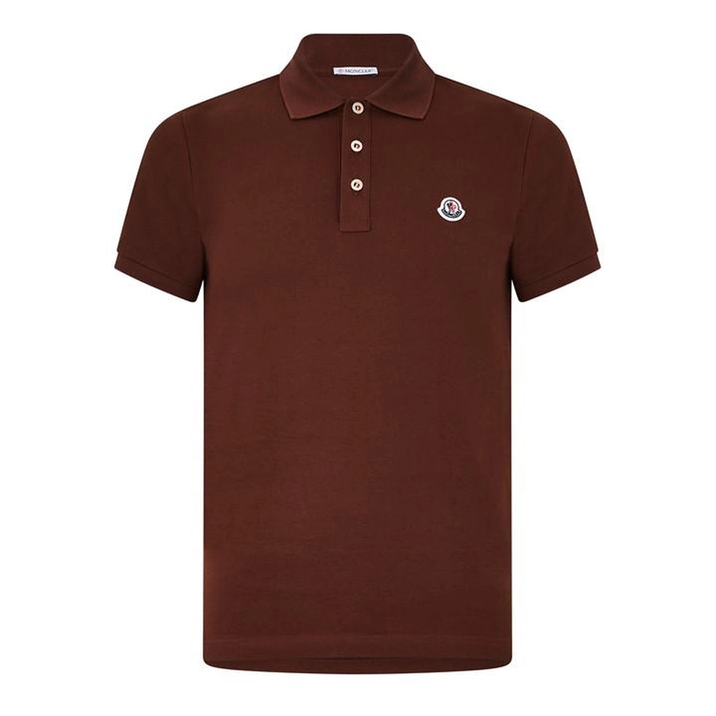 Moncler Maglia Polo Sn42 - Brown