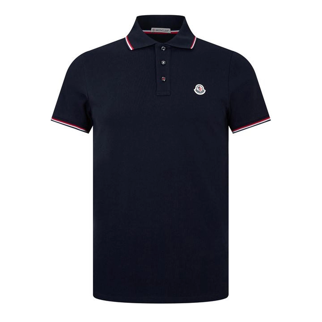 Moncler Maglia Polo Shirt - Blue