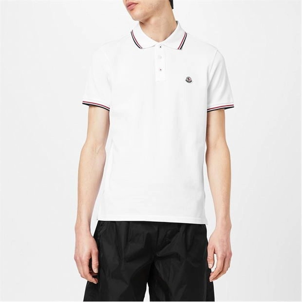 Moncler Maglia Polo Shirt - White