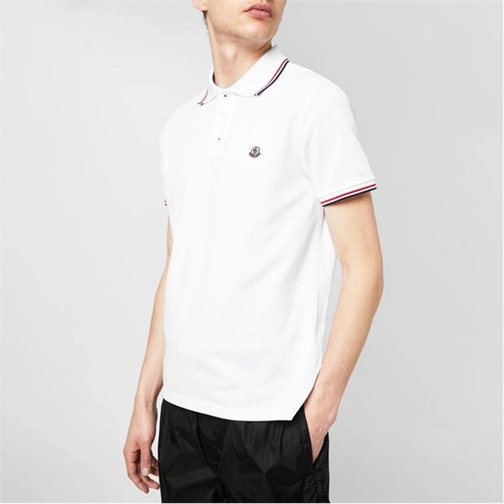 Moncler Maglia Polo Shirt - White