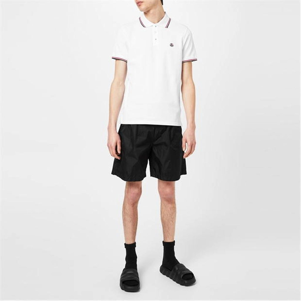 Moncler Maglia Polo Shirt - White