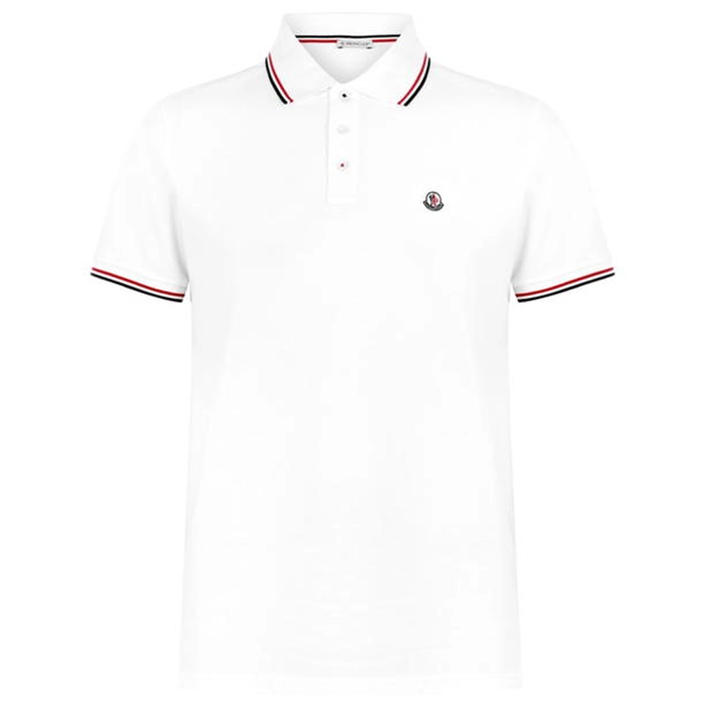 Moncler Maglia Polo Shirt - White