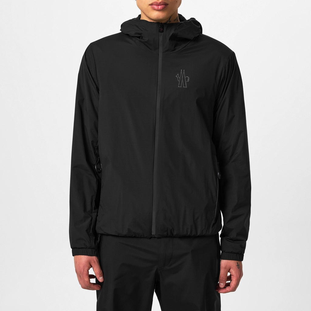 Moncler Bissen Hooded Shell Jacket - Black 999
