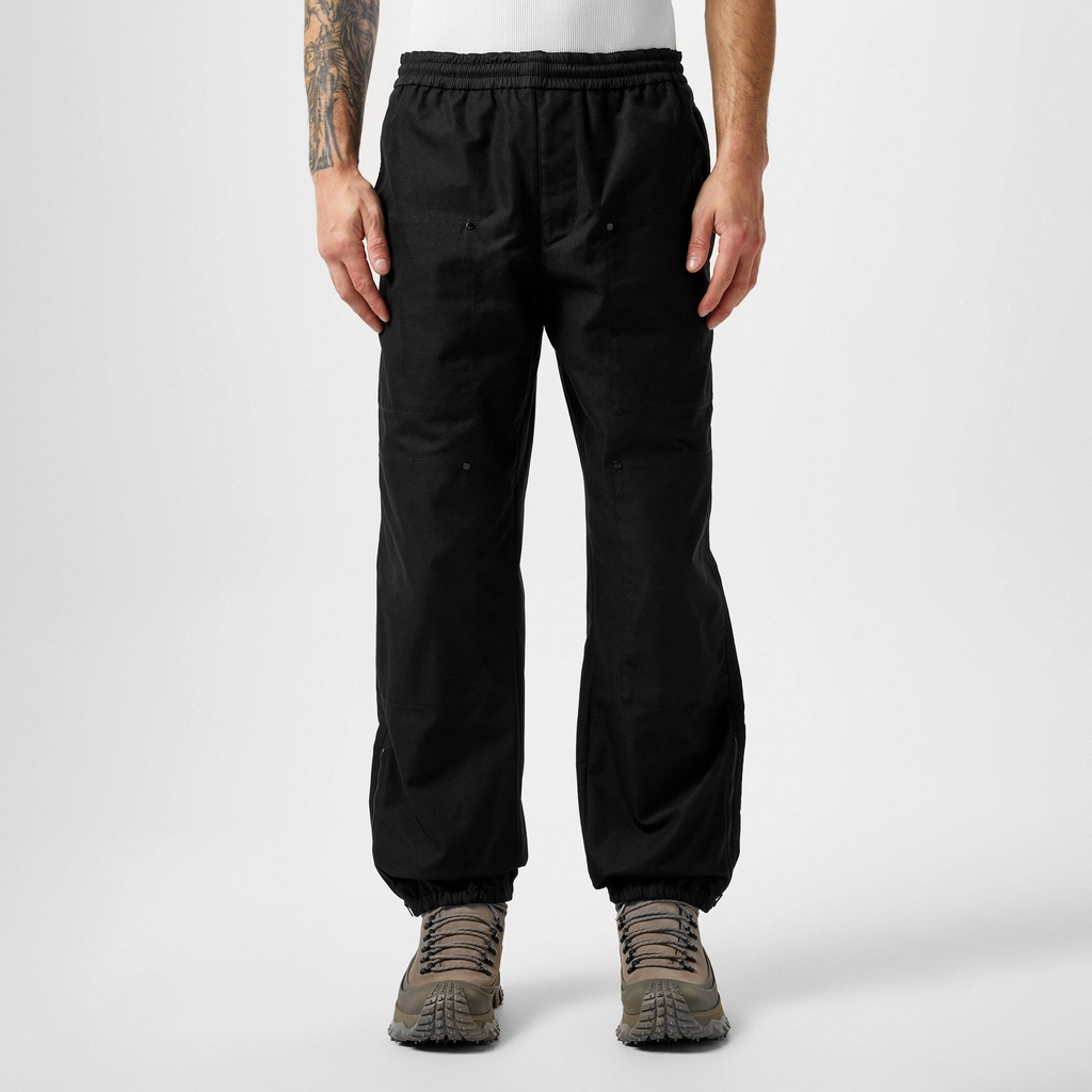 Moncler Embroidered Logo Trousers - Black 999