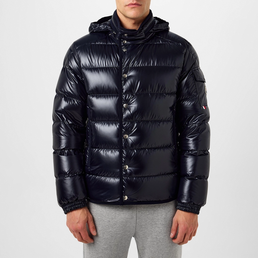Moncler Gourette Padded Shell Down Jacket - Navy 778