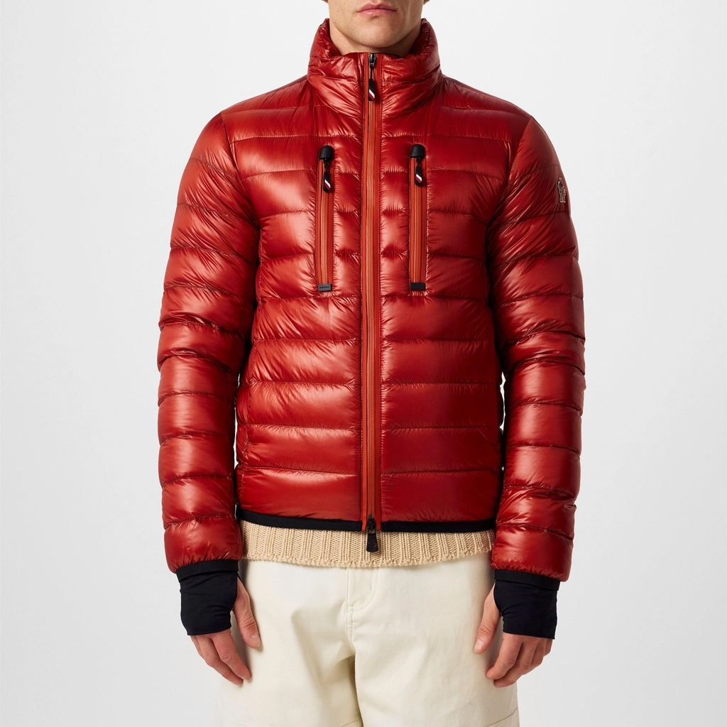 Moncler Hers Packable Short Down Jacket - Brown 271