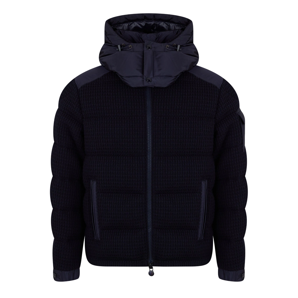 Moncler Ladgei Short Down Jacket - Navy 742