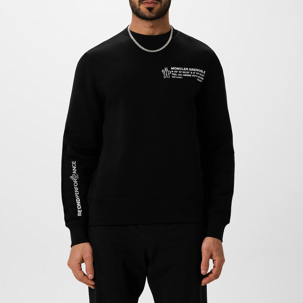 Moncler Logo Sweatsirt - Black 999