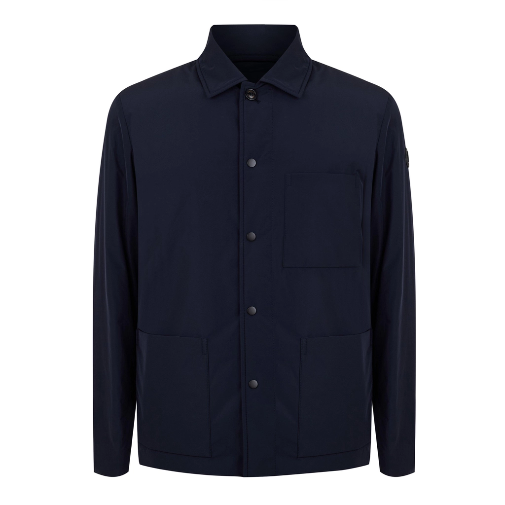Moncler Long Sleeve Overshirt - Navy 742