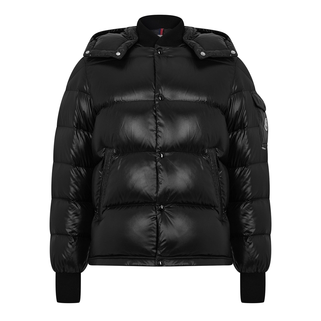 Moncler Maljasset Short Down Jacket - Black 999