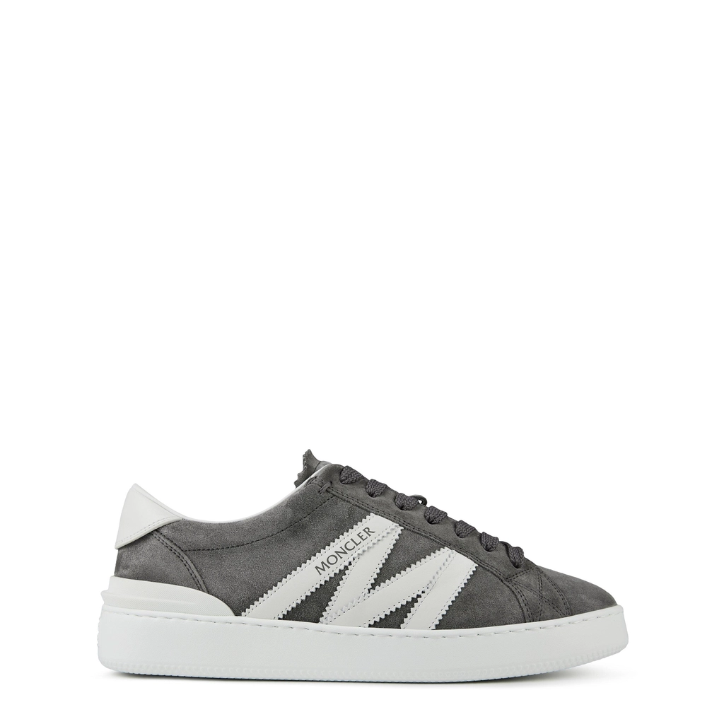 Moncler Monaco Low Top Trainers - Grey 93D