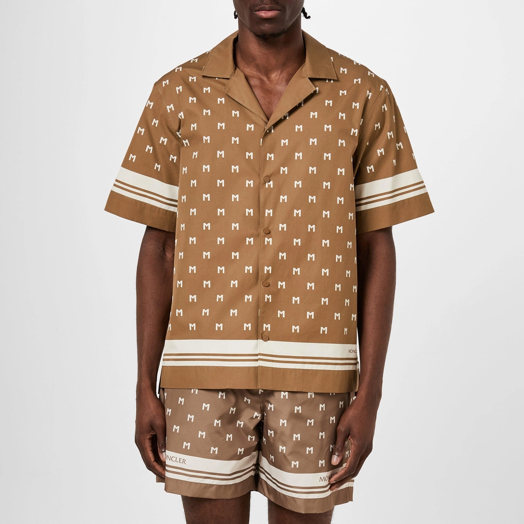 Moncler Monogram Shirt - Brown S20