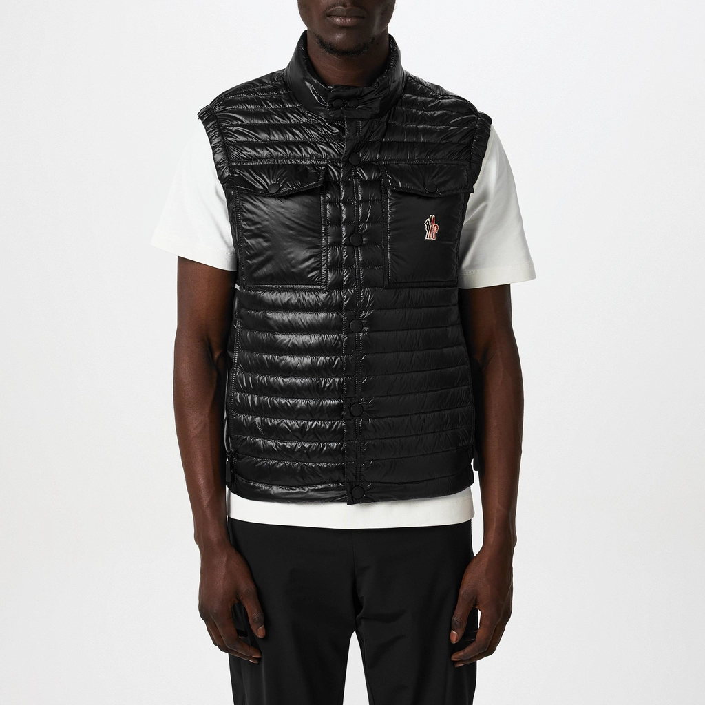 Moncler Ollon Down Gilet - Black 999