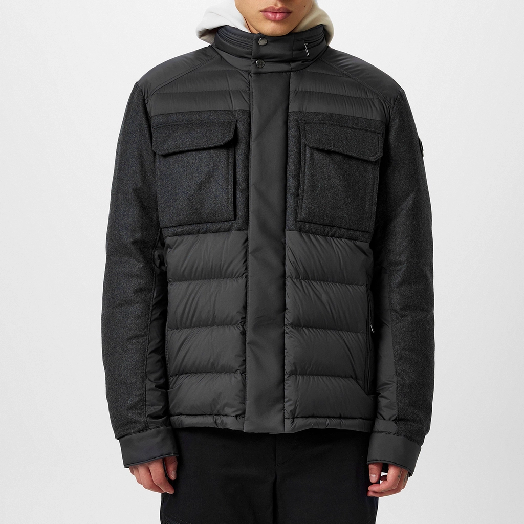 Moncler Vallanta Short Down Jacket - Charcoal 927