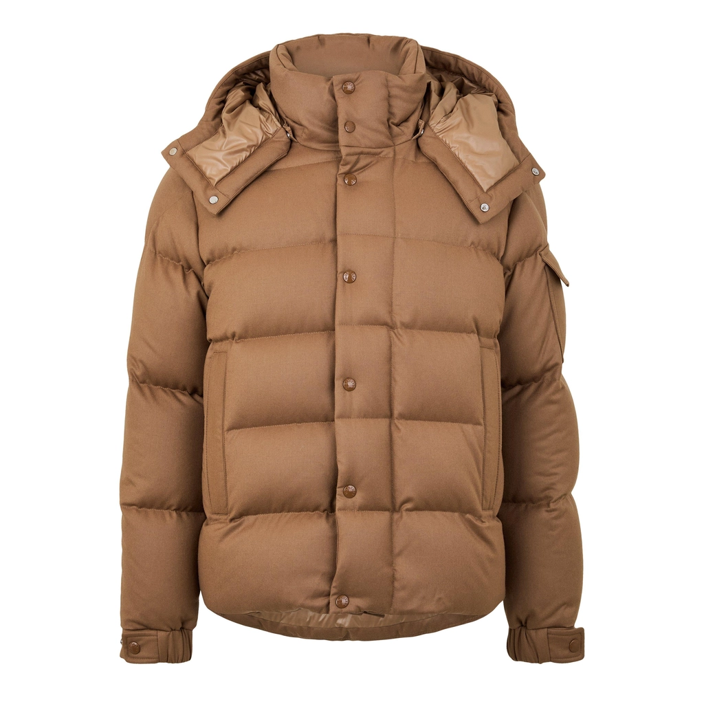Moncler Vezere Short Down Jacket - Tan 24N