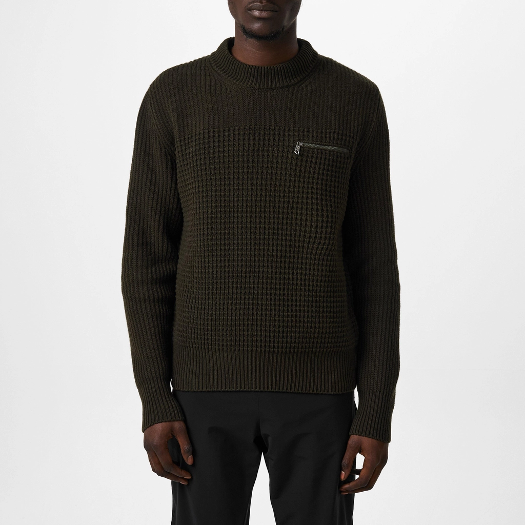 Moncler Wool And Cashmere Jumper - Olive 828