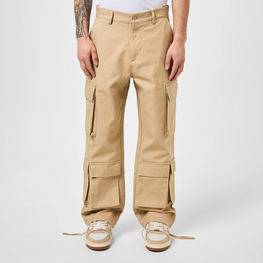 Represent Baggy Cargo Pants - Sandstone