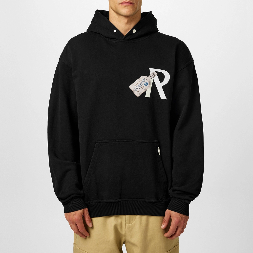Represent Luggage Tag Hoodie - Jet Black