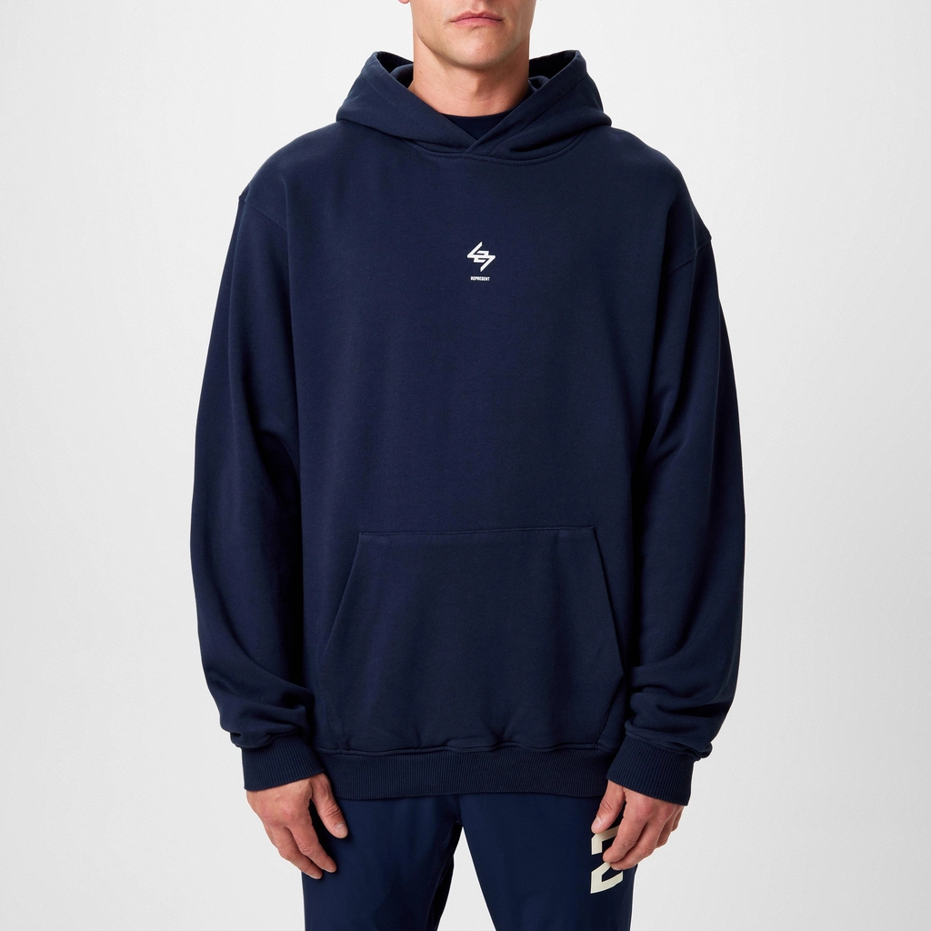 Represent Oversized Hoodie - Navy