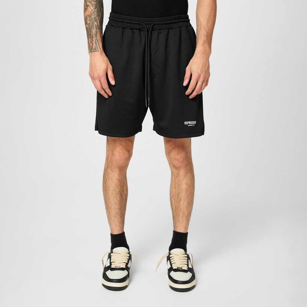Represent Owners Club Mesh Shorts - Black