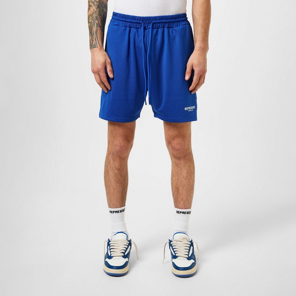 Represent Owners Club Mesh Shorts - Cobalt Blue