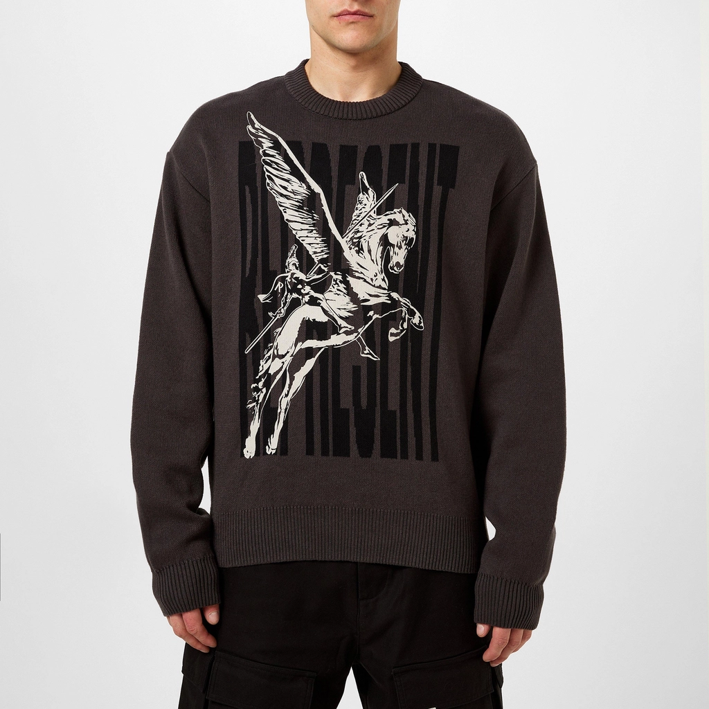 Represent Spirits Mascot Printed Jumper - Truffle