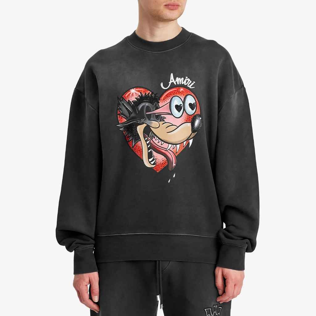 AMIRI Men's Hopless Romantic Sweatshirt Black