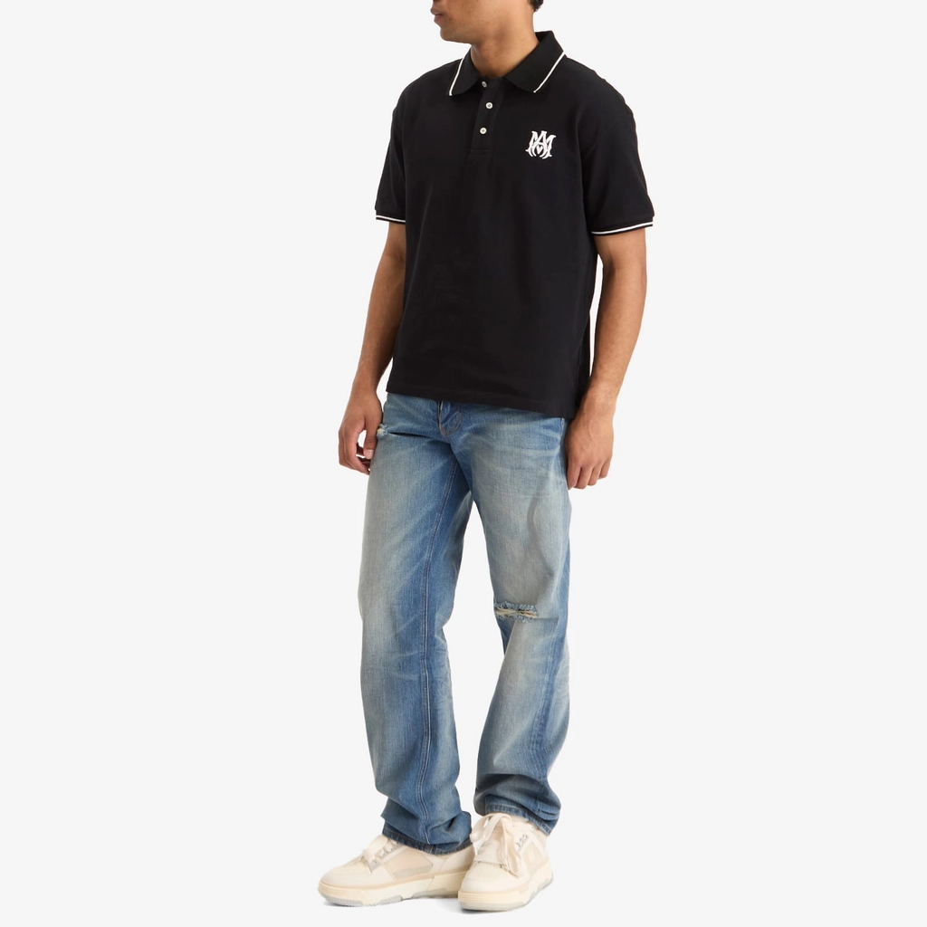 AMIRI Men's MA Core Logo Polo Black